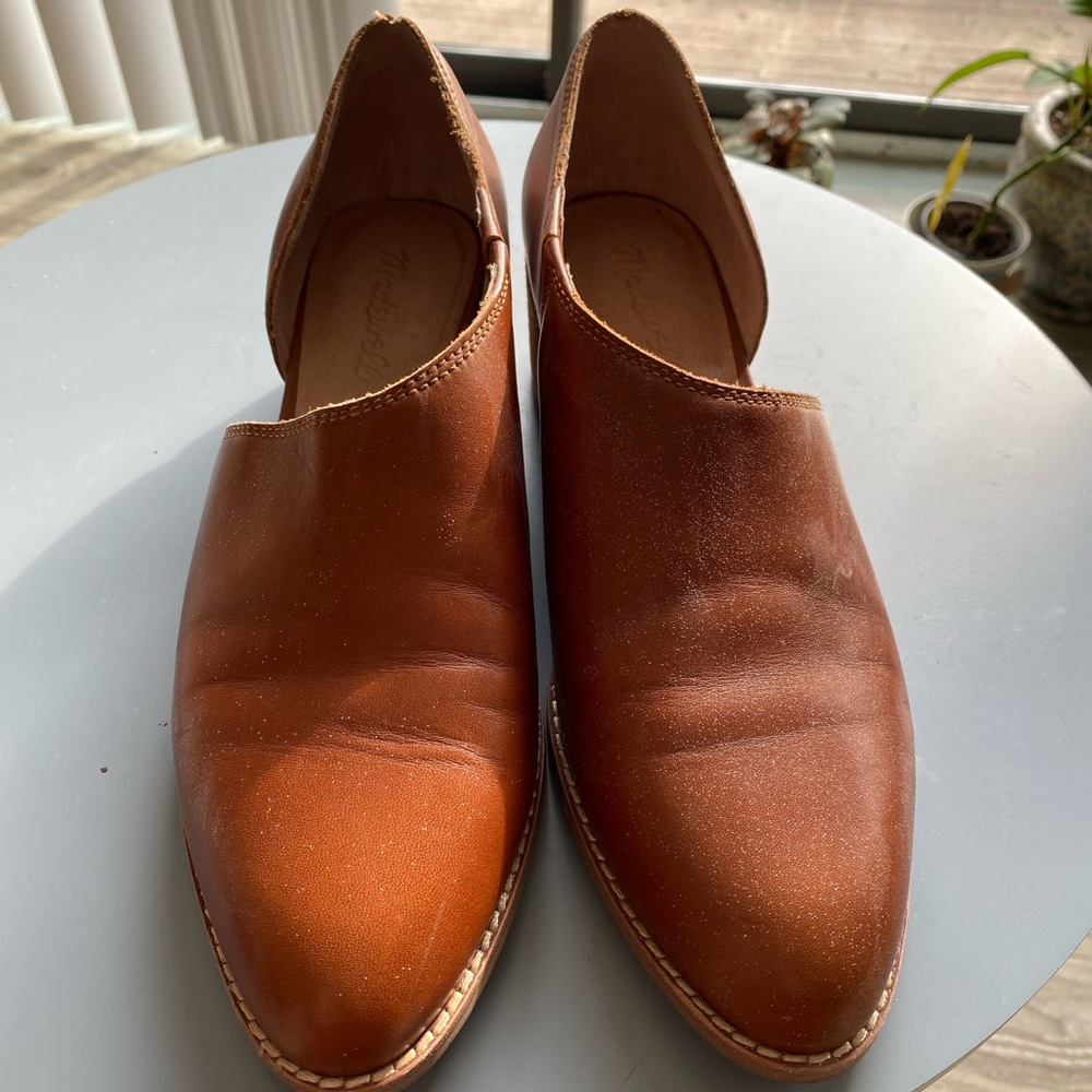 Madewell cutout loafers with a heel